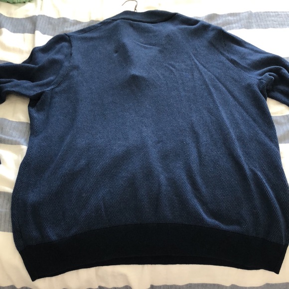 Vineyard Vines navy blue pullover half-zip sweater size XL - Picture 7 of 11